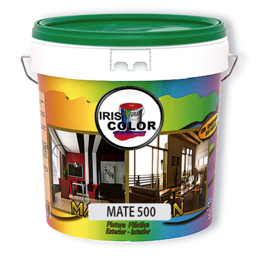 Pintura Plástica Blanco Mate 500 (antimoho) (14 litros) IRIS