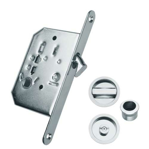 KIT PUERTA CORREDERA NIQUEL SATINADO ref. 48002 MICEL