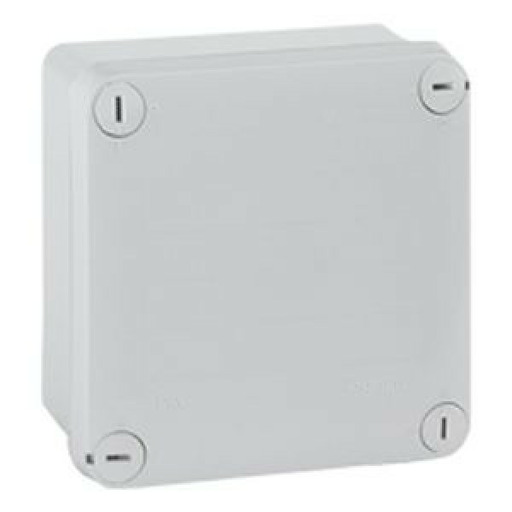 CAJA PLEXO CUADRADA 105x105x55 - 7 SIN ENTRADA IP55 092020 LEGRAND