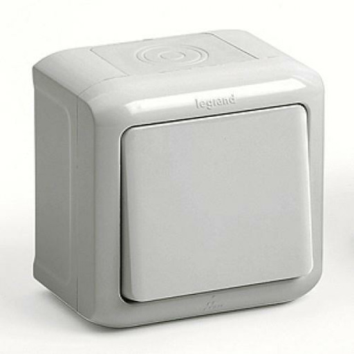 INTERRUPTOR CONMUTADOR GRIS FORIX IP44 782383 LEGRAND