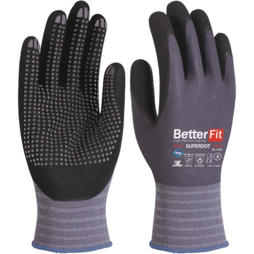 GUANTES  BETTERFIT SUPERDOT BL008 3L