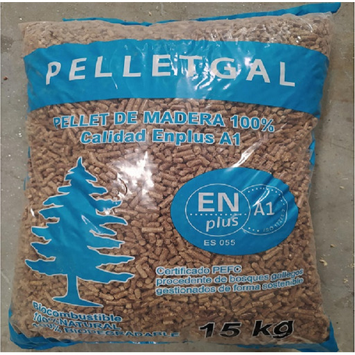 SACO DE PELLETS 15kg PELLETGAL