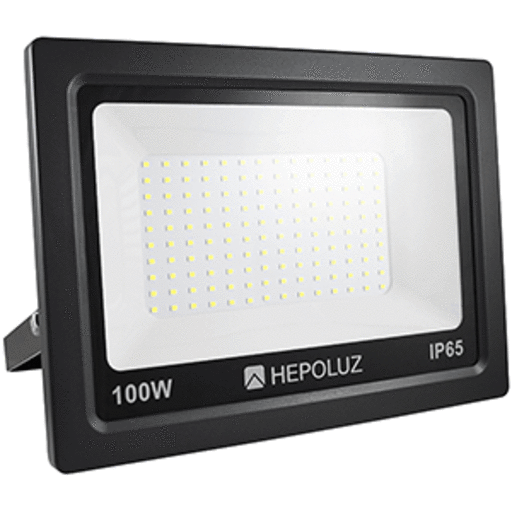 Proyector LED SMD 100w 6000k Negro HEPOLUZ 49689