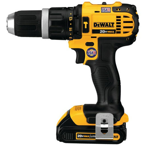 TALADRO PERCUTOR 18V 60Nm Li-Ion1.5A (2uds)+maletín DEWALT DCD785C2-QW