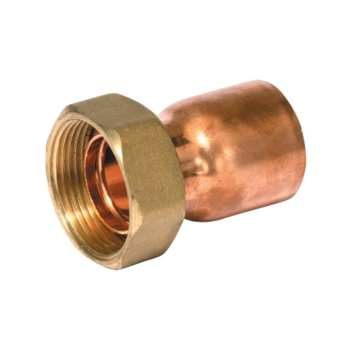 Racor abocardado de cobre (con reborde) 3/4"x22 04539