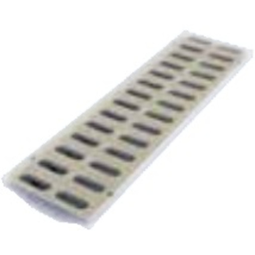 REJILLA 500x130mm PARA CANALETA PP GRIS TECNOAGUA 50169