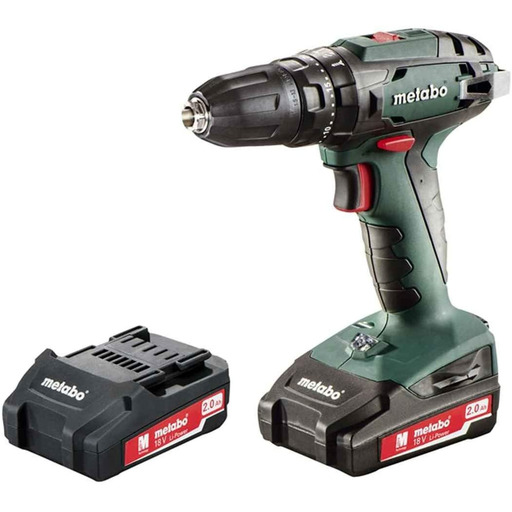 ATORNILLADOR SB18 + 2 baterías (2Ah) METABO 602245560