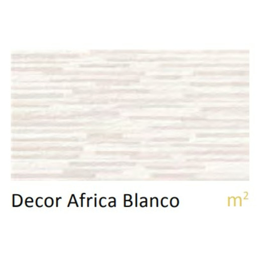 AZULEJO DECOR 33.3x60 AFRICA BLANCO (caja 1.20m2) NOVOGRES