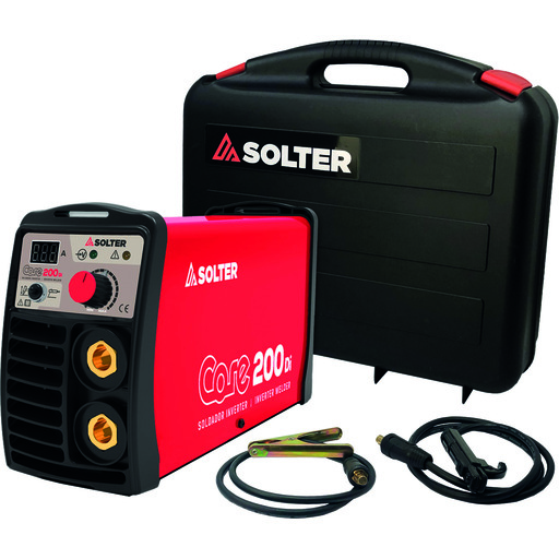 EQUIPO SOLDAR INVERTER CORE-200DI MAL+AC