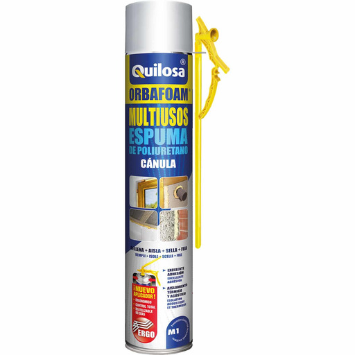 ESPUMA FIJACIÓN MULTIUSOS PISTOLA (750ml) QUILOSA