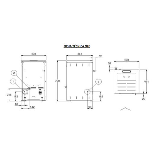 ESTUFA PELLETS OLE BLANCA (6 kw) EOSS