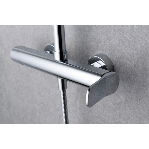 GRAN DUCHA LUGO acero inox304 (monomando+extens) LUG/019