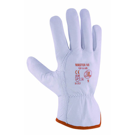 GUANTES  MASTER NB  piel flor vacuno color natural GP016B  t.7  3L