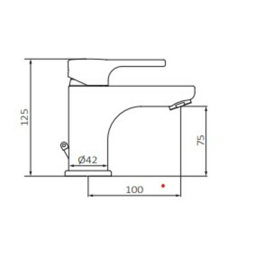 MONOMANDO LAVABO ECO PRIME 15510150 GRB