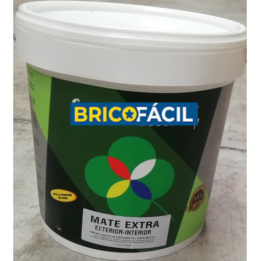 PINTURA PLASTICA BLANCA MATE EXTRA