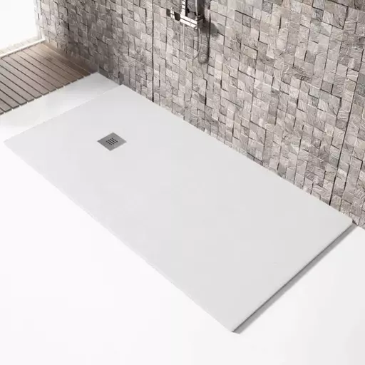 PLATO DUCHA MADISON BLANCO 100x80cm aligerado + VALVULA RESIBLOCK