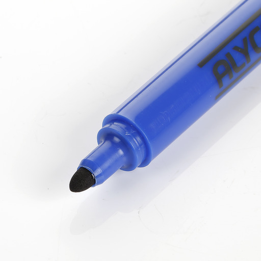 Rotulador Permanente Azul De Punta fina ALYCO, Productos