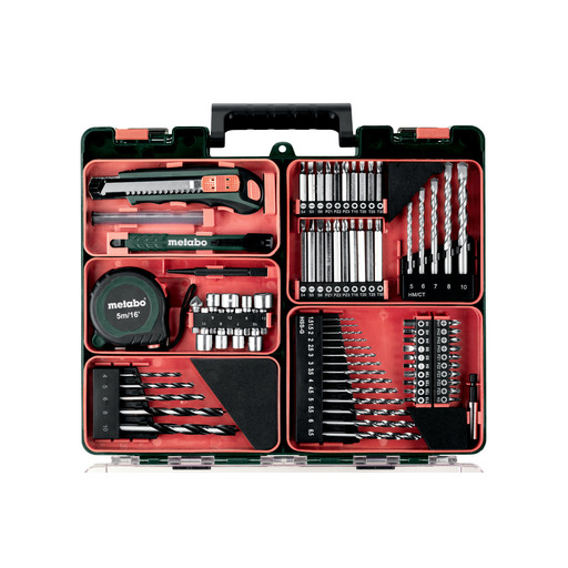 TALADRO ATORNILLADOR PERCUSIÓN BATERÍA 18vSB18L SET TALLER METABO