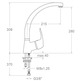 MONOMANDO FREGADERO (cocina) VULCANO R.6906 R.S.